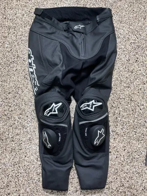 Alpinestars Track V2 Leather Pants - Size US 40/EU 50 - USED LIKE NEW