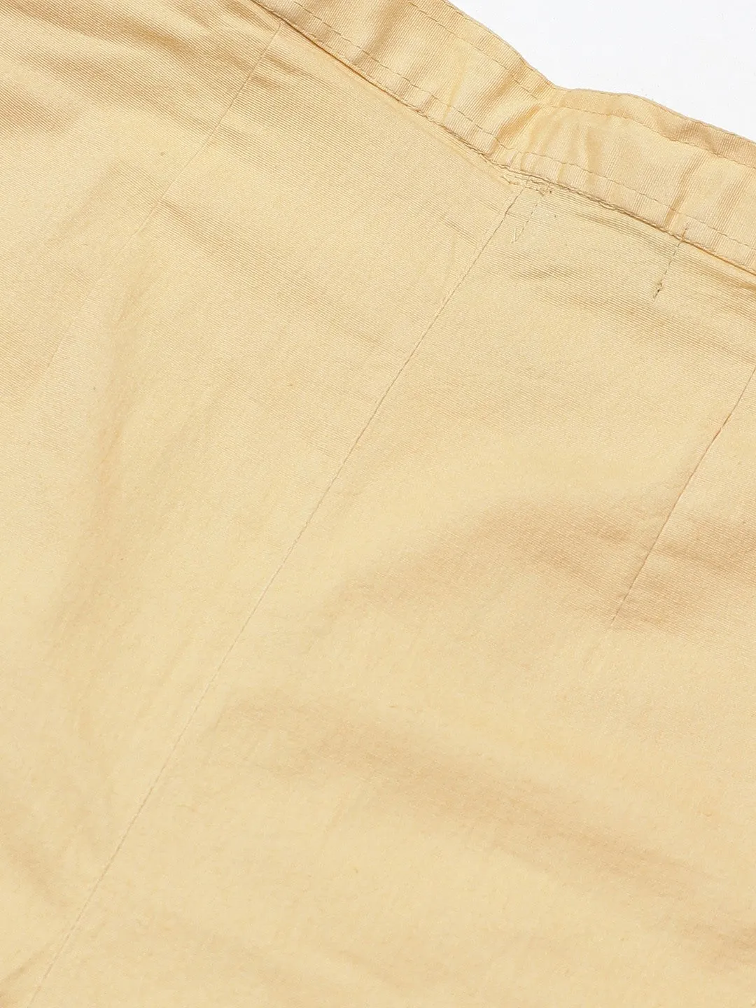 Beige Chikankari Sustainable Trousers