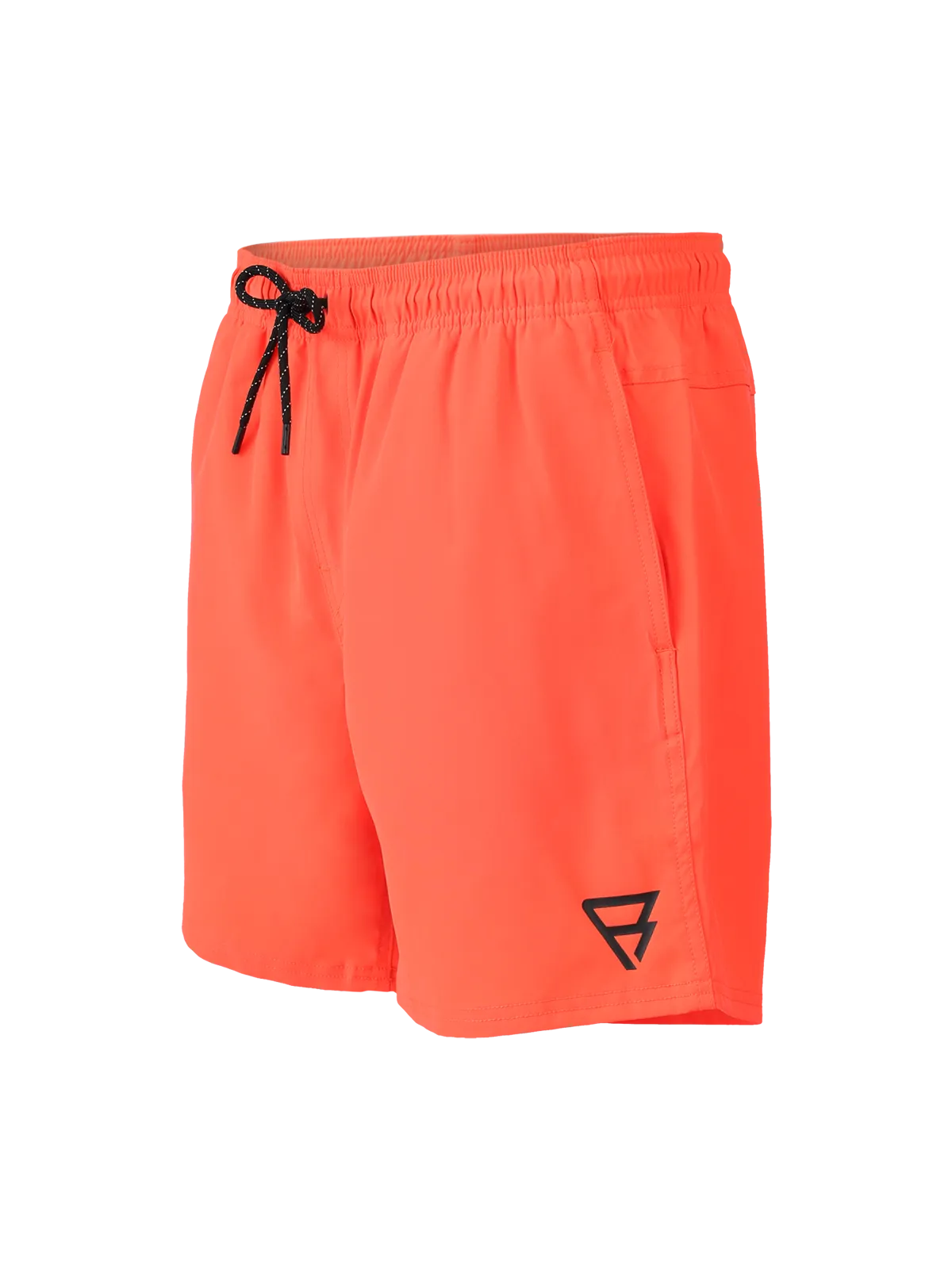 Bru-conic Men Swim Shorts | Neon Orange