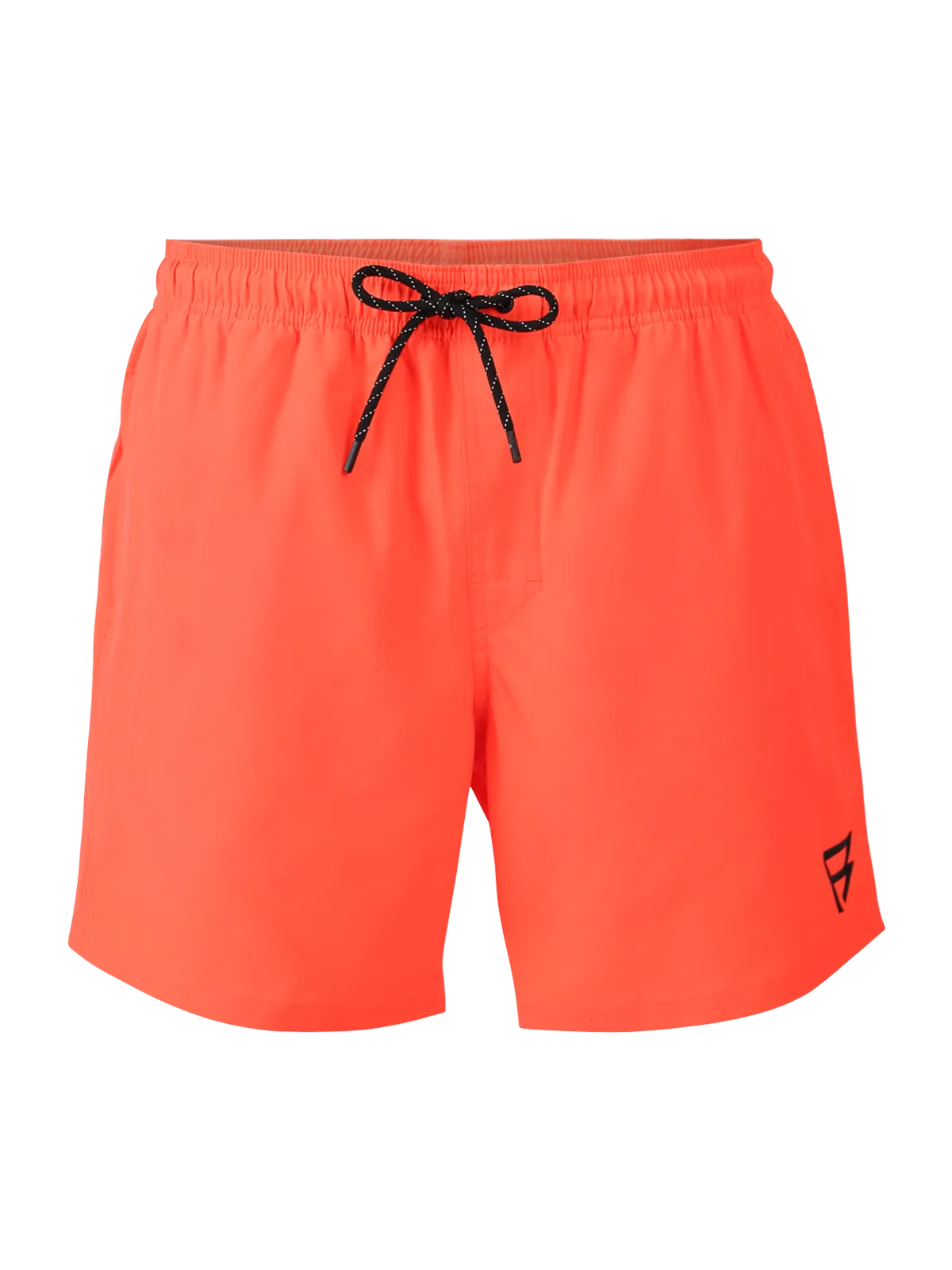 Bru-conic Men Swim Shorts | Neon Orange