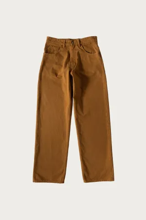 Canvas Trousers - Burnt Orange