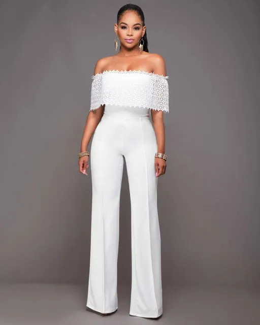 Cropped Top   Long Trousers Set