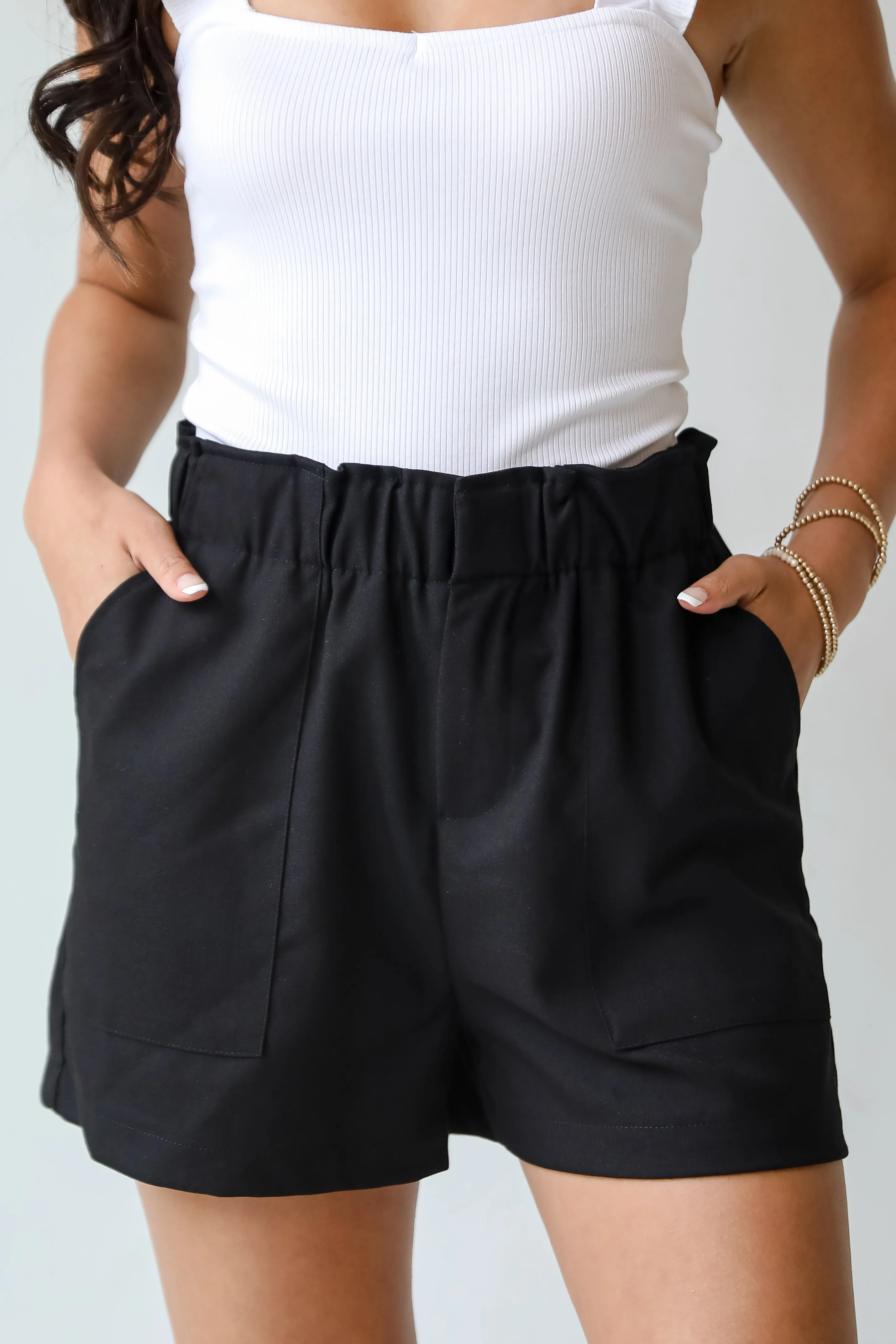 FINAL SALE - Truly Refined Black Shorts