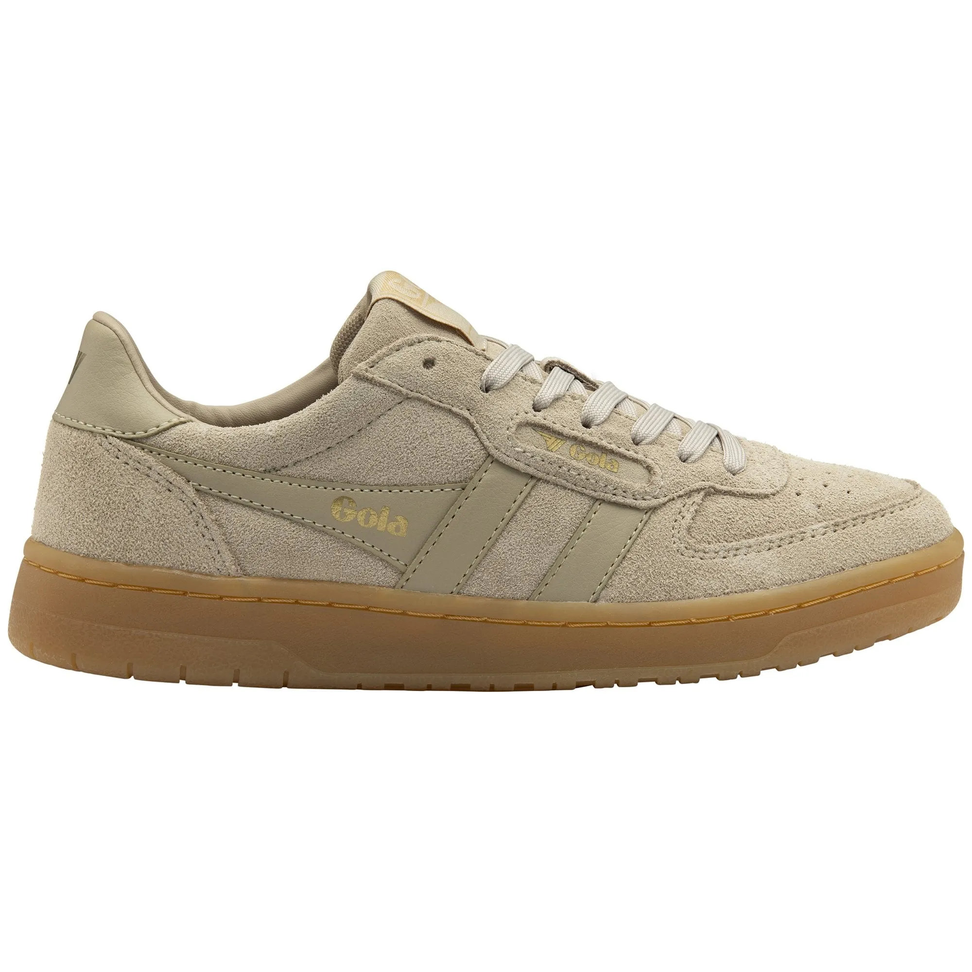 Gola Hawk Suede '86 Sneaker in Bone/Gum