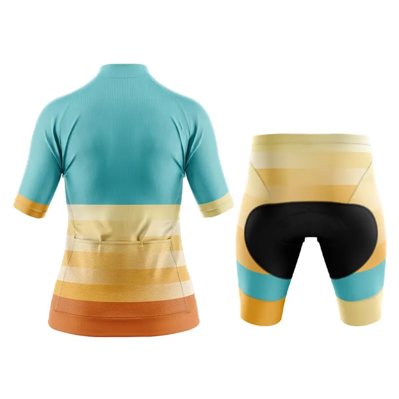 Gradient Frequency Aero Cycling Kit (Blue-Yellow-Brown)