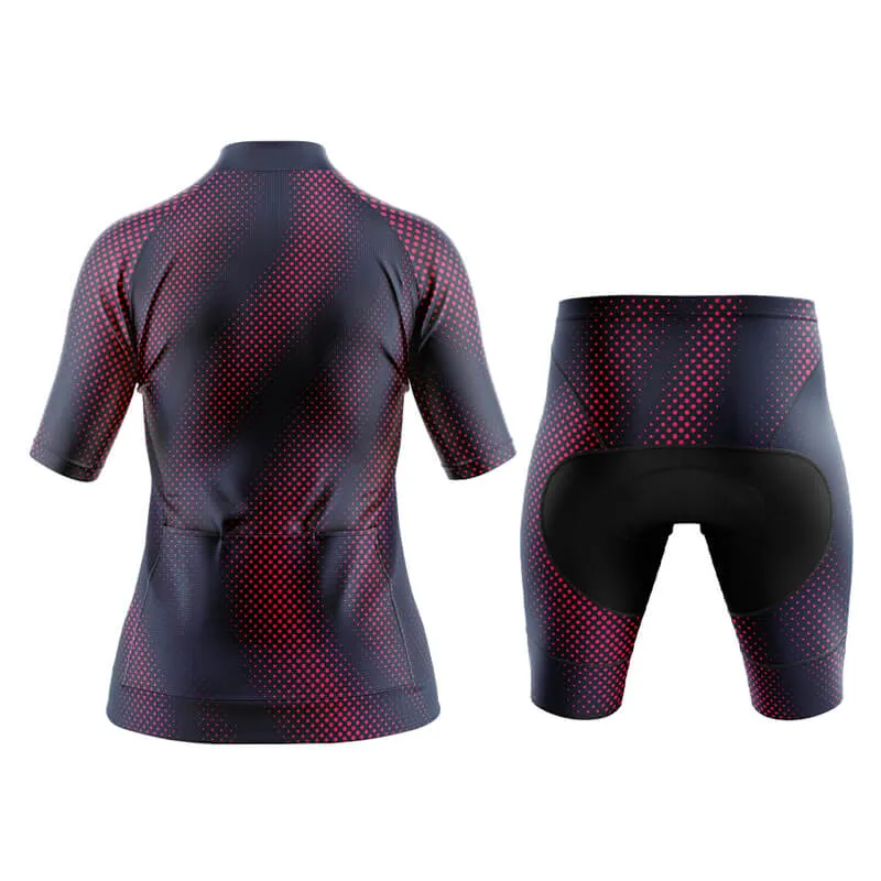 Halftone Aero Cycling Kit (Purple Red)