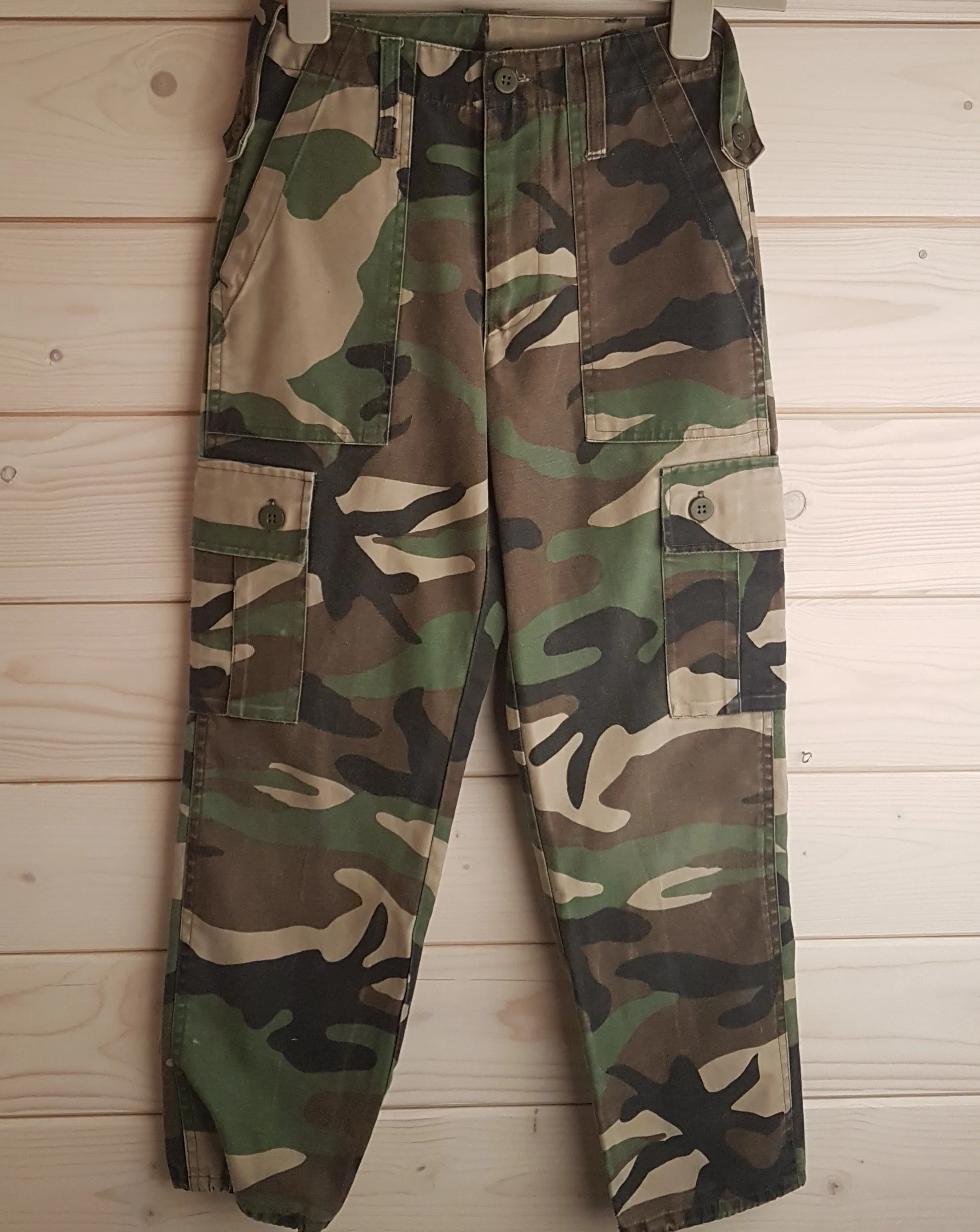 Khaki Camo Combats (11 years approx./24 inch waist)