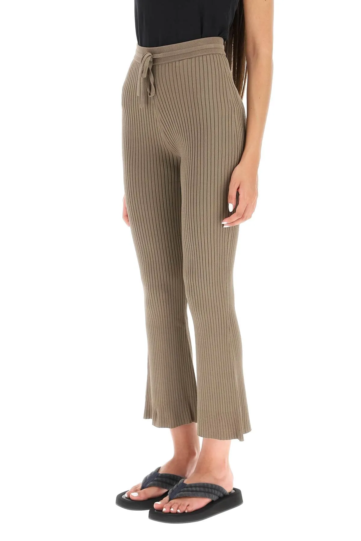 'lykke' rib knit pants