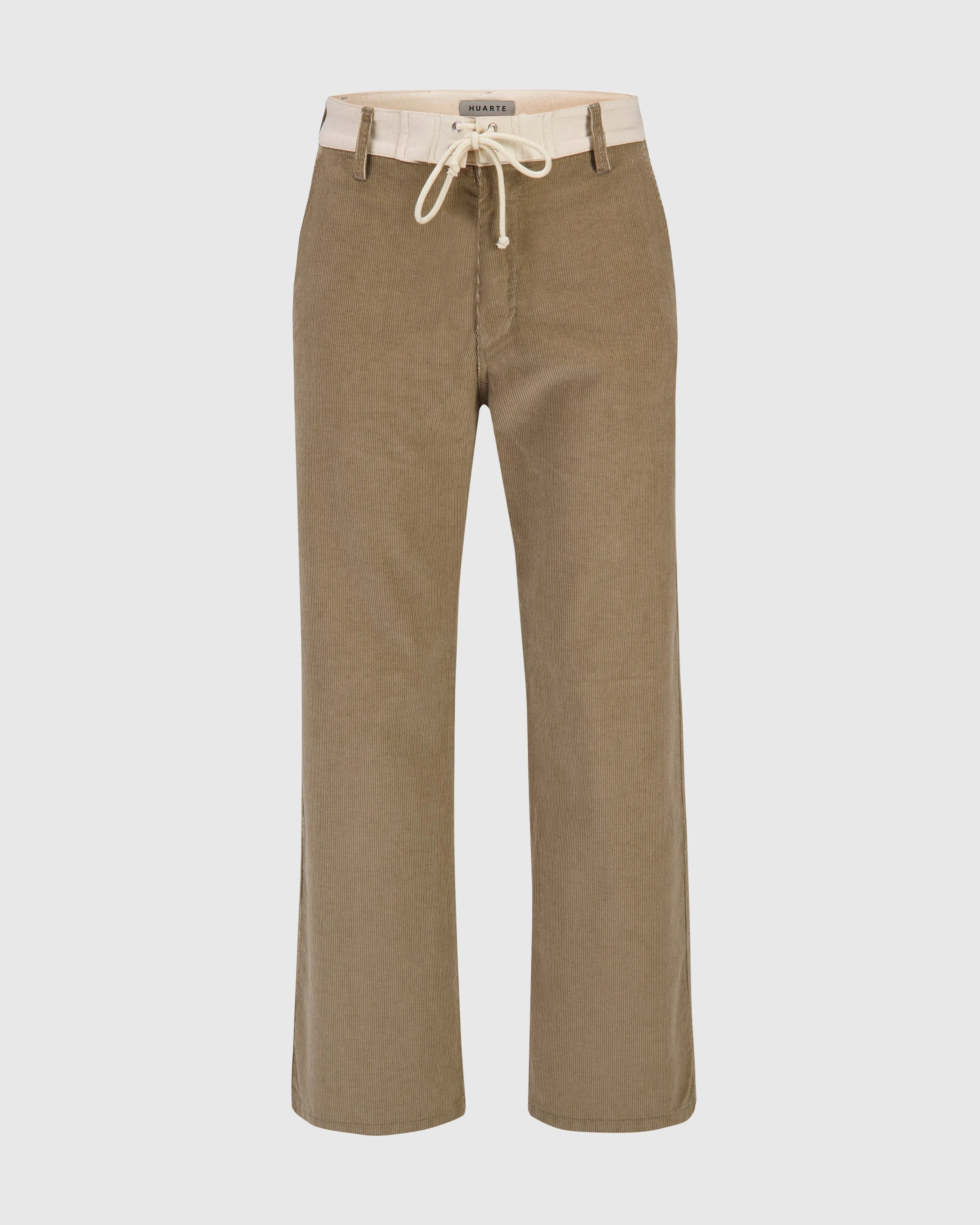 SELFOSS BOMBAZINE TROUSERS IN BEIGE