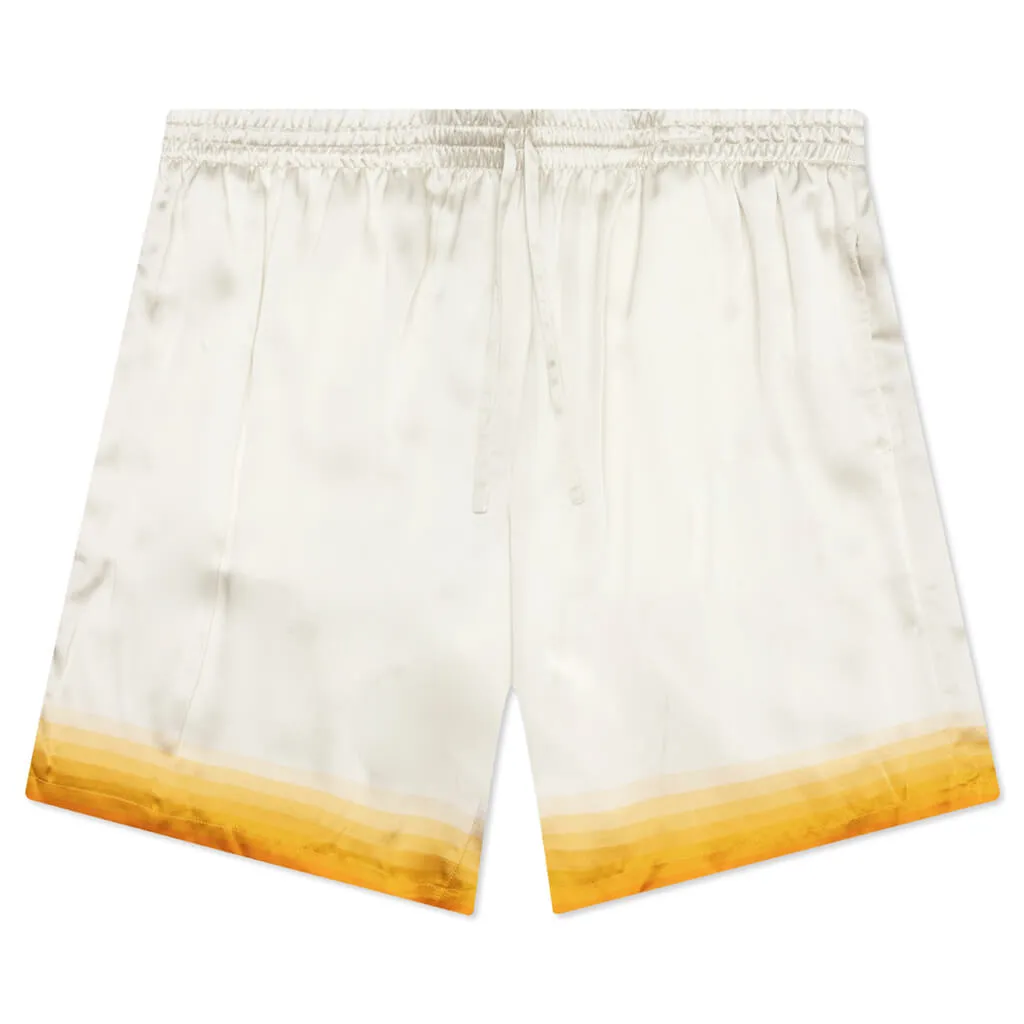 Silk Shorts With Drawstrings - Panoramique