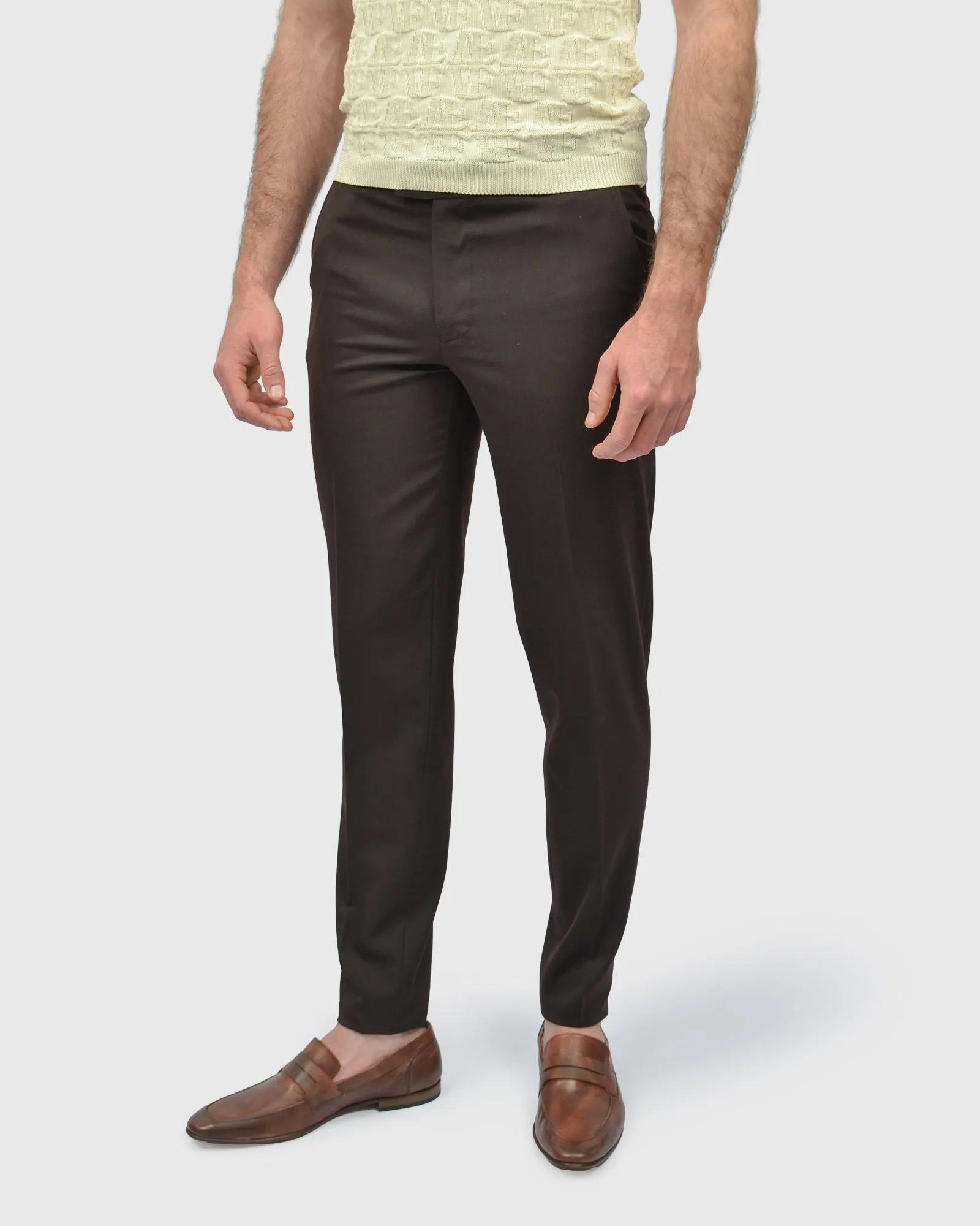 VINCENT & FRANKS W17VFW BROWN SKINNY TROUSER