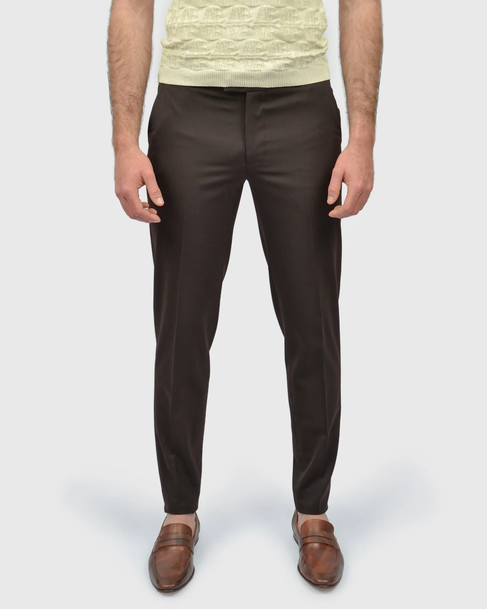 VINCENT & FRANKS W17VFW BROWN SKINNY TROUSER