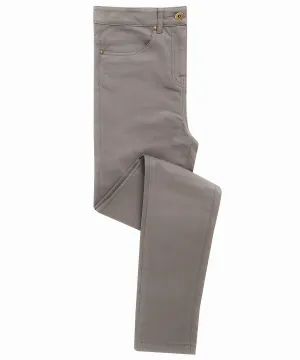 Womens performance chino jeans | Steel