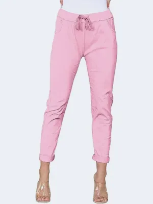 Women's Plain Magic Italian Trousers