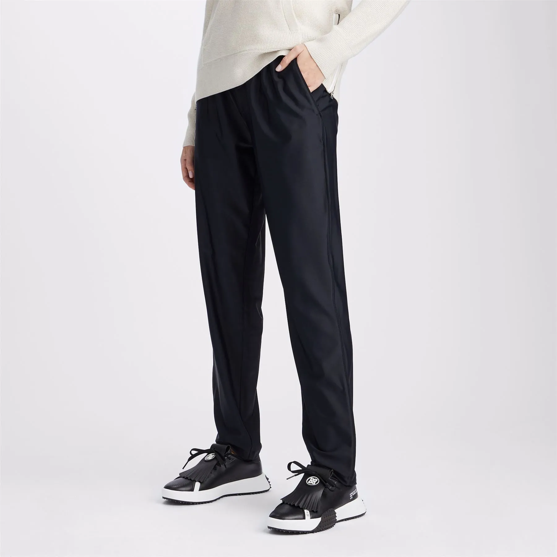 Womens Tech Nylon Track Pant Onyx - AW23