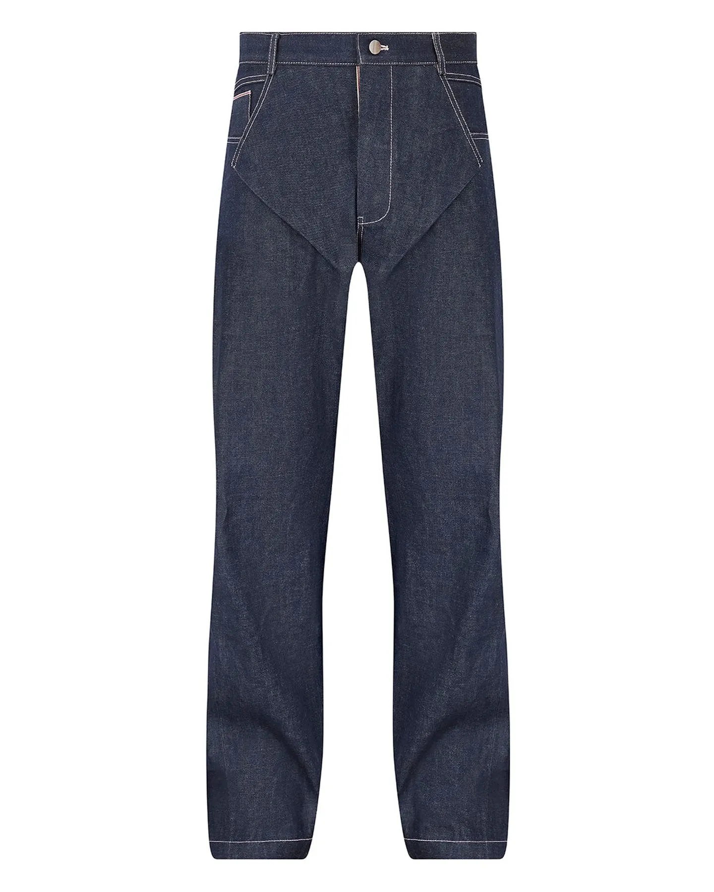 YEF TWISTED DENIM TROUSERS